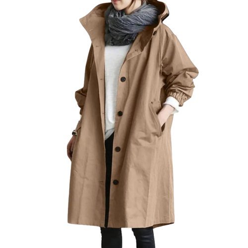 Stylish Windbreaker Trenchcoat