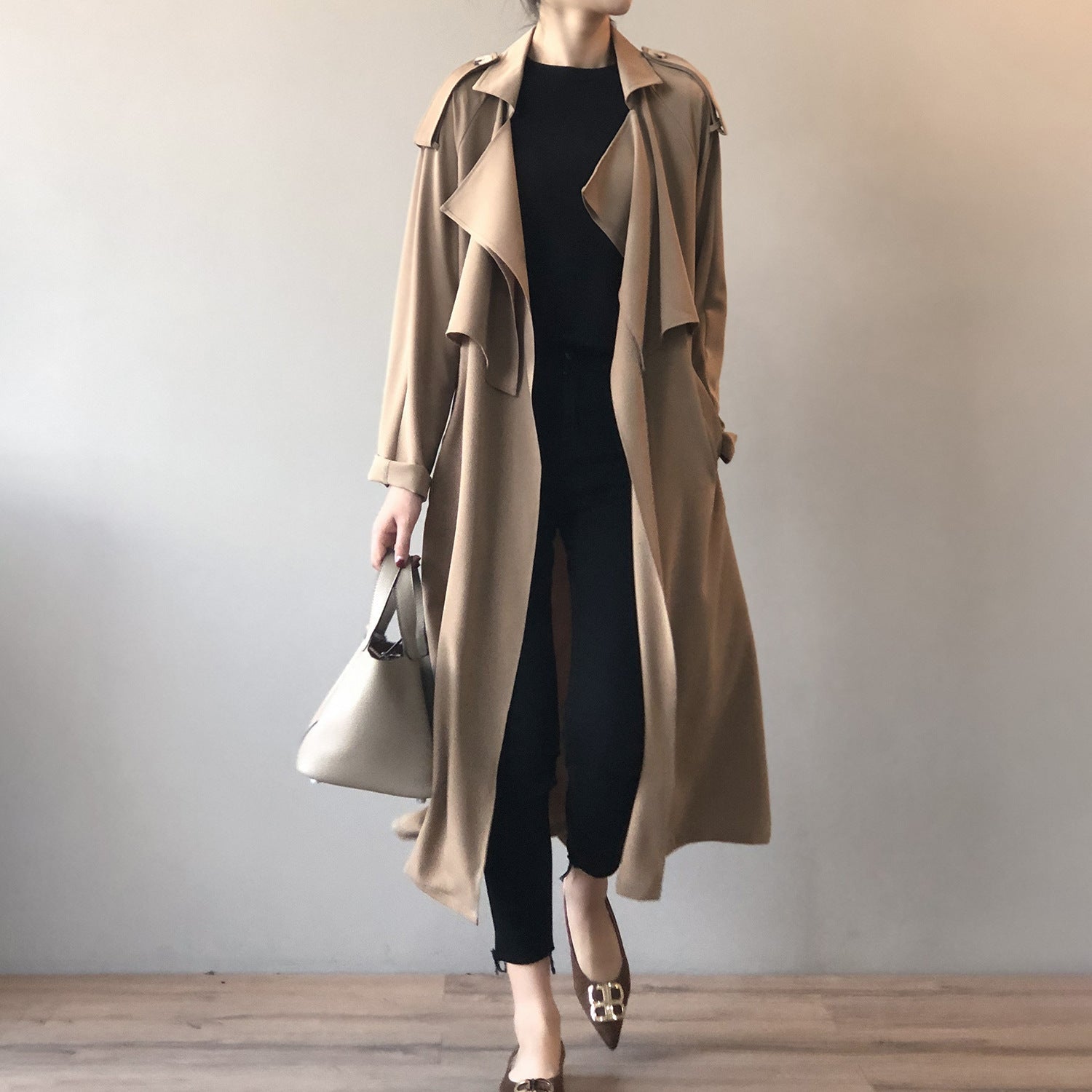 Retro Baggy Trench Coat