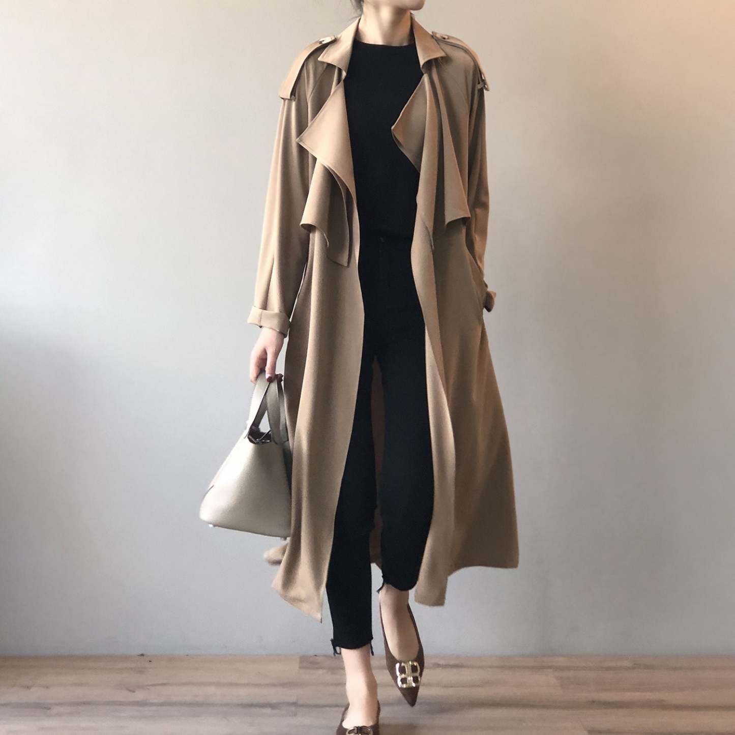 Retro Baggy Trench Coat