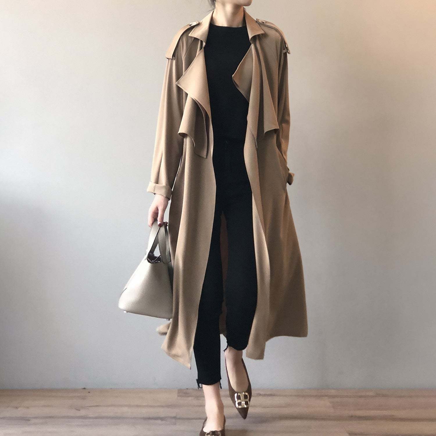 Retro Baggy Trench Coat