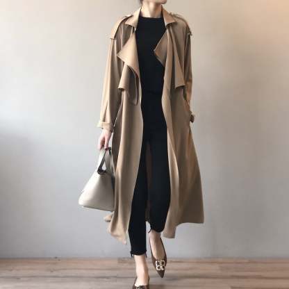 Retro Baggy Trench Coat