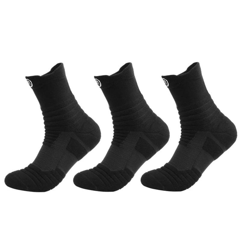 Non-Slip Healthcare Worker Breathable Ankle Socks - 3 Pairs