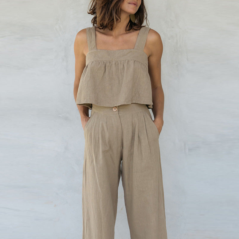 Two Piece Linen Set