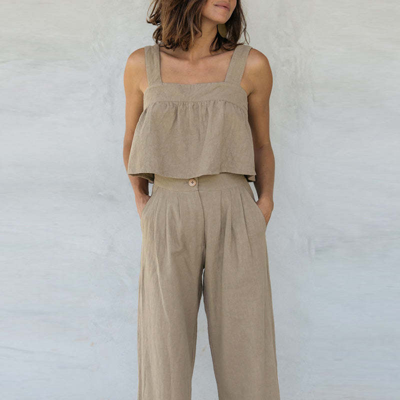 Two Piece Linen Set