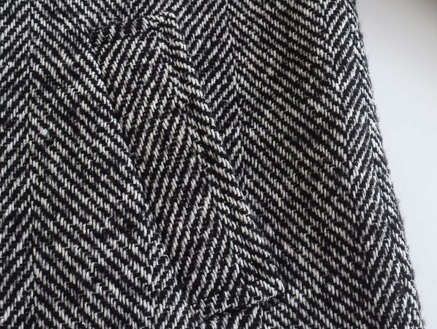 Women's Herringne Pattern Overcoat