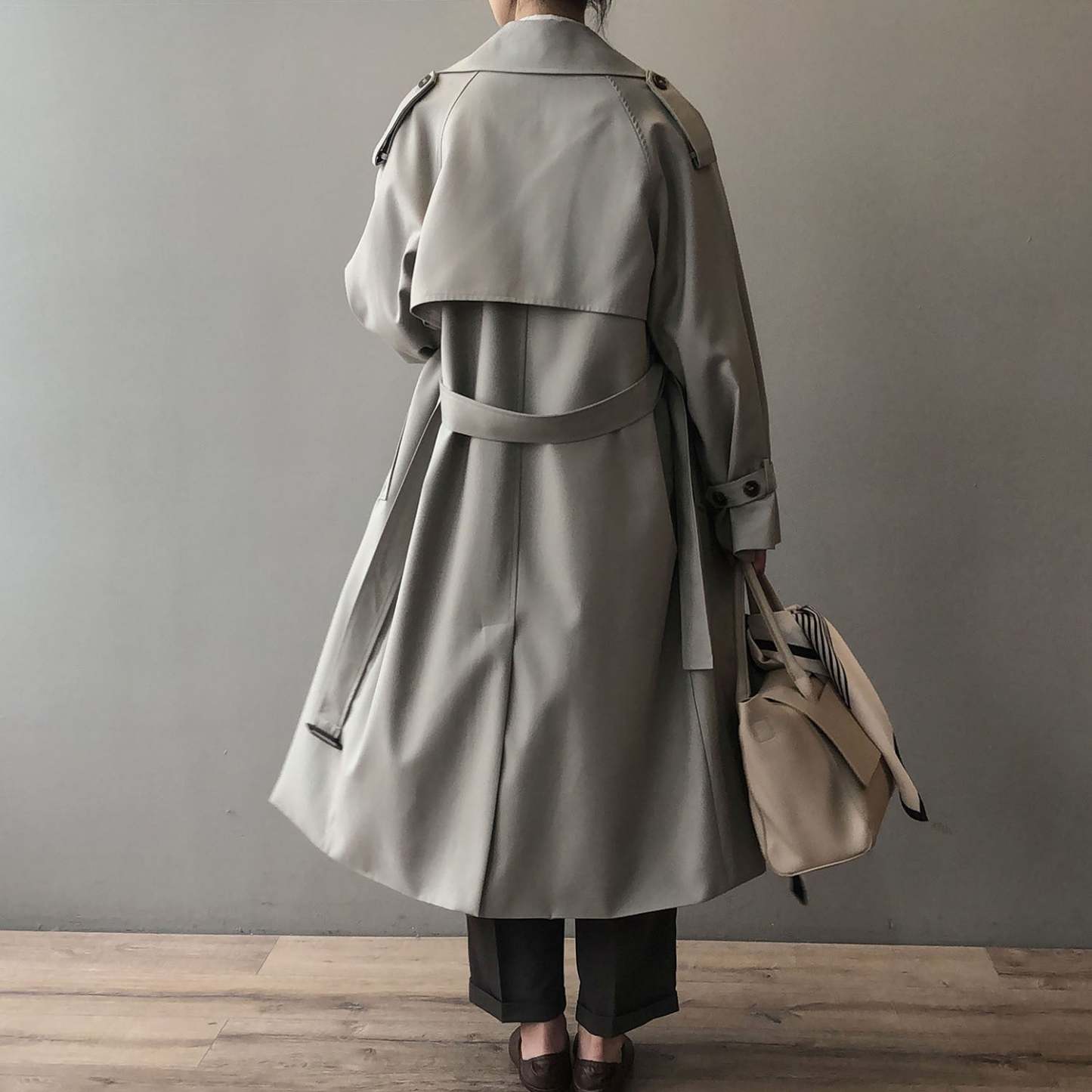 Breasted Trench Coat
