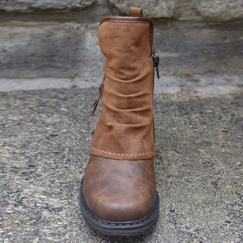 Women Orthopedic Boots Mujer Suede Winter Shoes