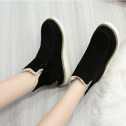 Women's Plush Suede Orthopedic Ankle Boots