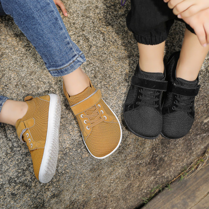 Children' Barefoot Shoes Wide Toe Box Zero Drop Walking Sneakers