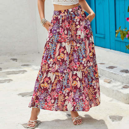 hemian Maxi Skirt