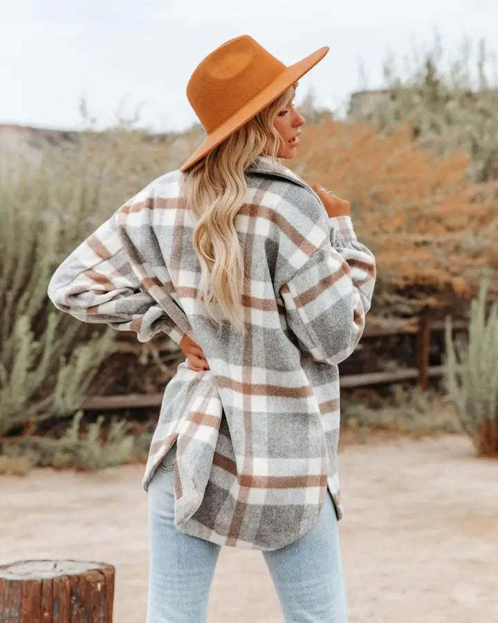 Rustic Plaid Overshirt