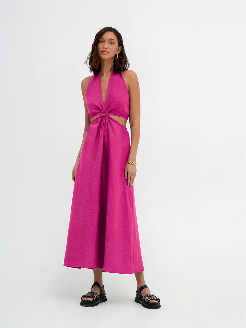 Linen Maxi Summer Dress