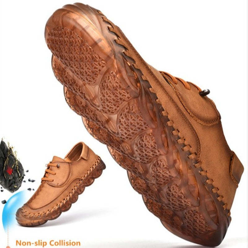 Orthopedic Shoes For Men Leather Casual Loafers