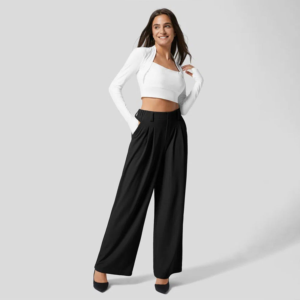 Wide-Leg Palazzo Pants