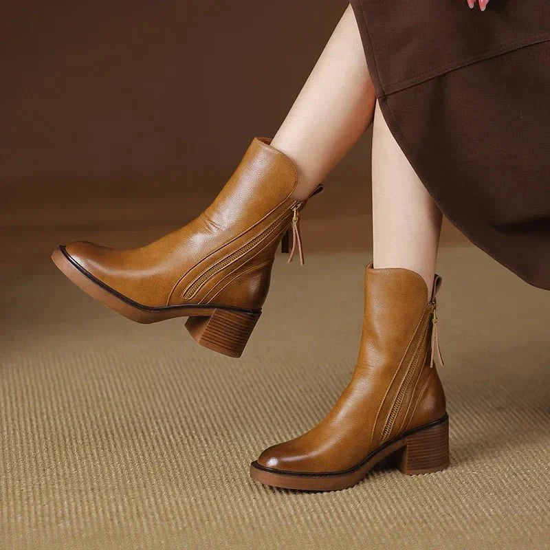Leather Ankle Boots