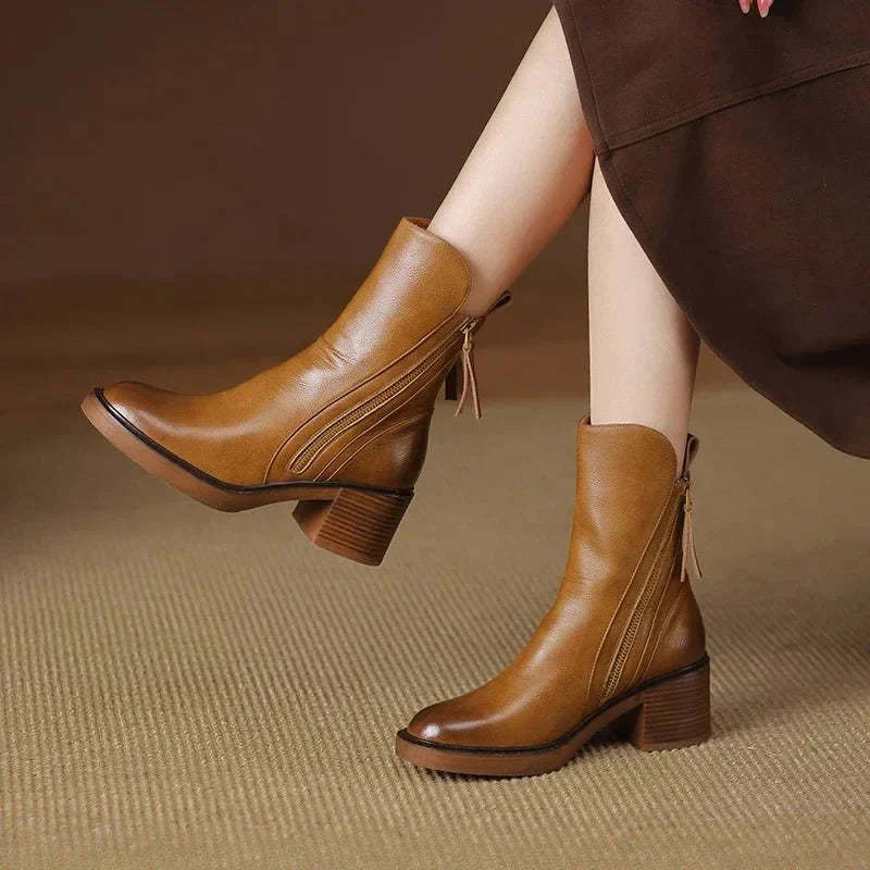Leather Ankle Boots