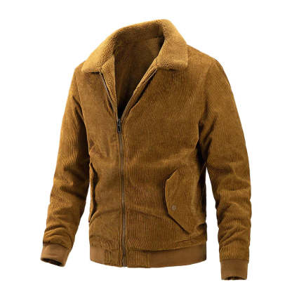 Bomber Jacket With Wool Lining