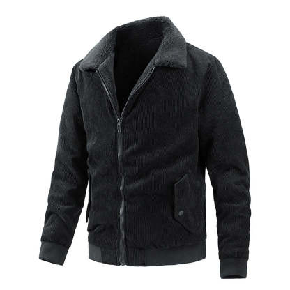 Bomber Jacket With Wool Lining
