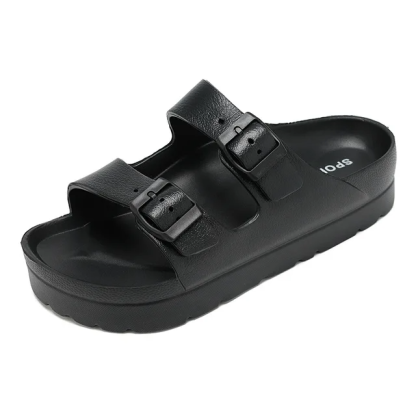 Women's Platform Clogs with Arch Support Adjustable Beach Sandals