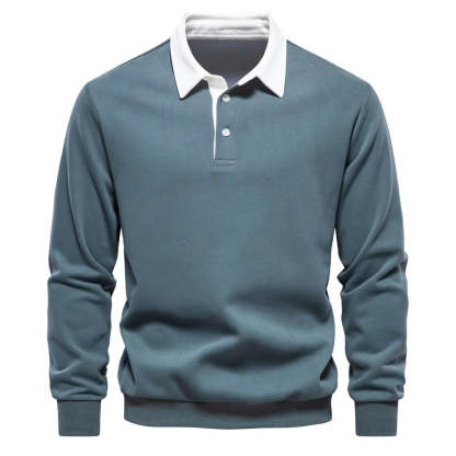 Men's Long-Sleeve Rugby Shirt