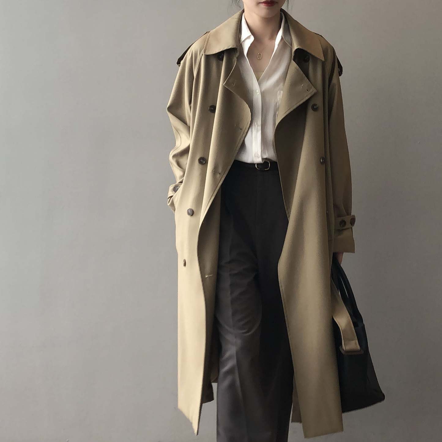 Breasted Trench Coat