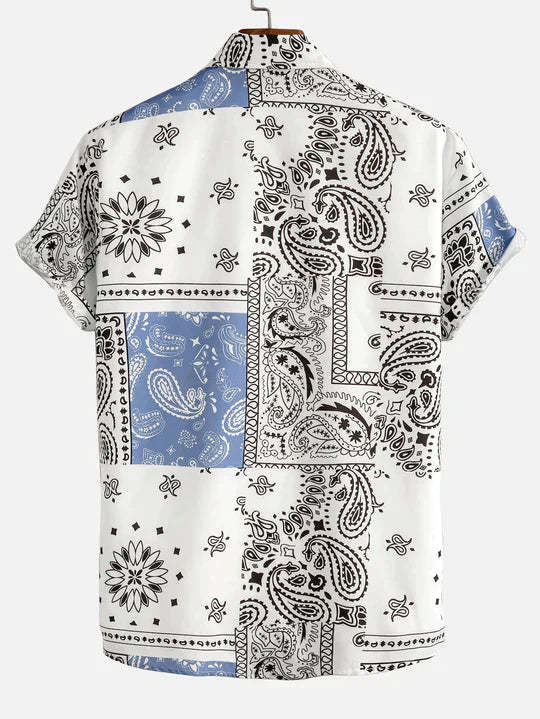  Print Button Up Shirt