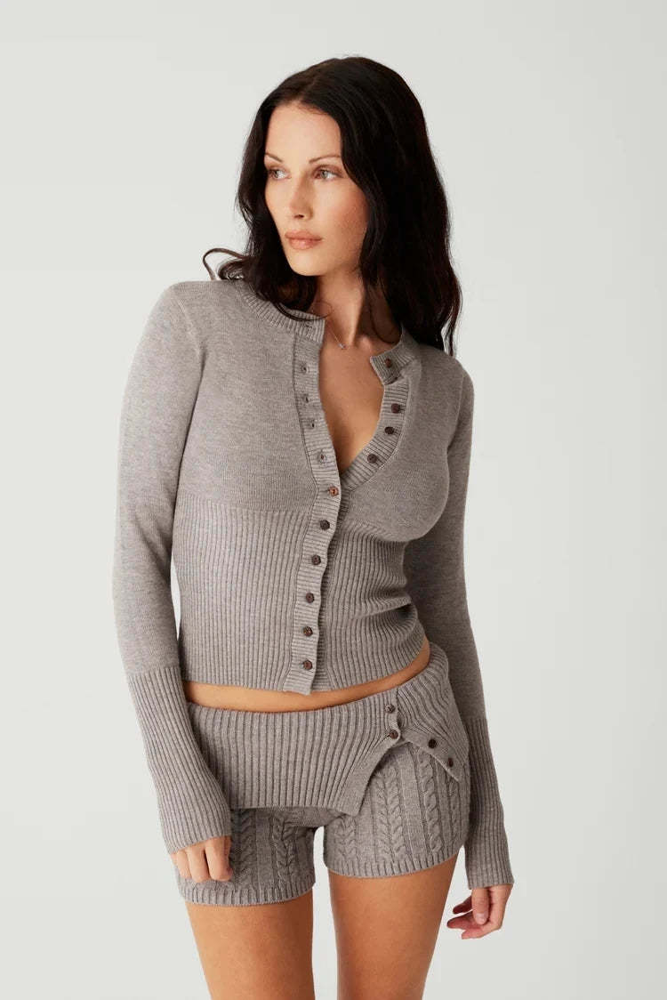 Ribbed Cardigan