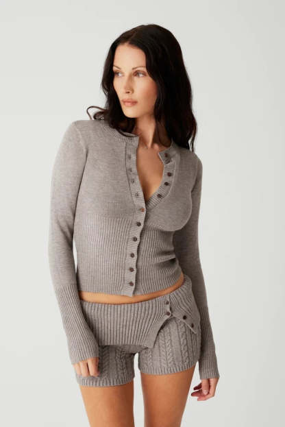 Ribbed Cardigan