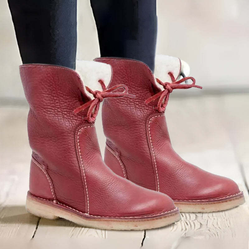 Bradford Orthopedic Women Snow Boots| Comfortable Waterproof Mid-Calf Ankle Winter Boots