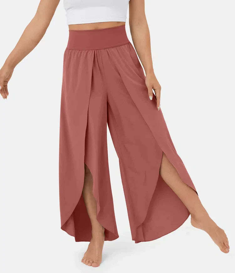 Split Leg Palazzo Pants
