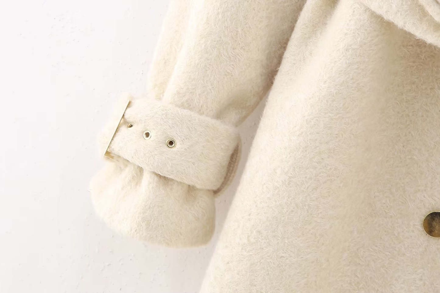 Vegan Wool Blend Coat