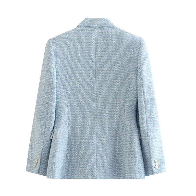 Breasted Blazer With Structure
