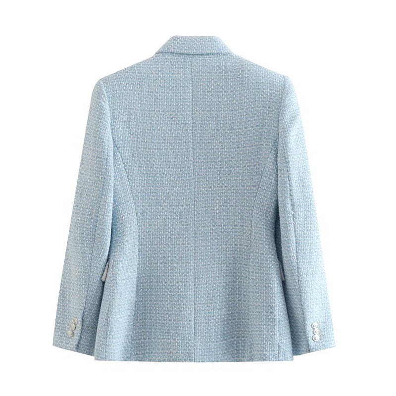 Breasted Blazer With Structure