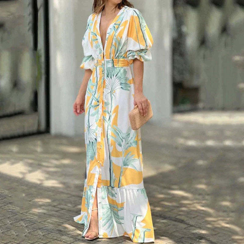 elegant maxi dress