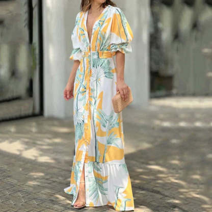 elegant maxi dress