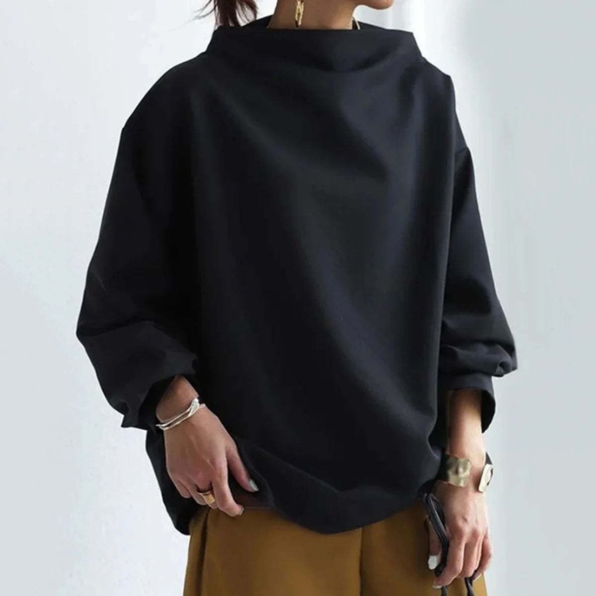 Stylish Long-Sleeved Sweater For Women