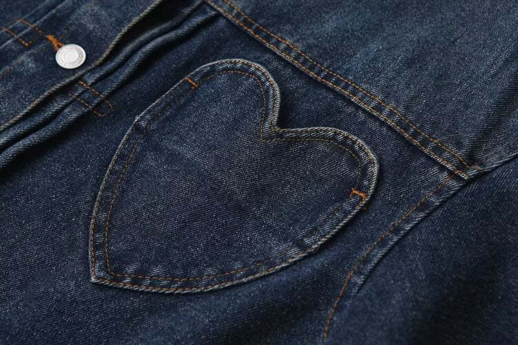 Chic Denim Love Jacket