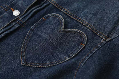 Chic Denim Love Jacket