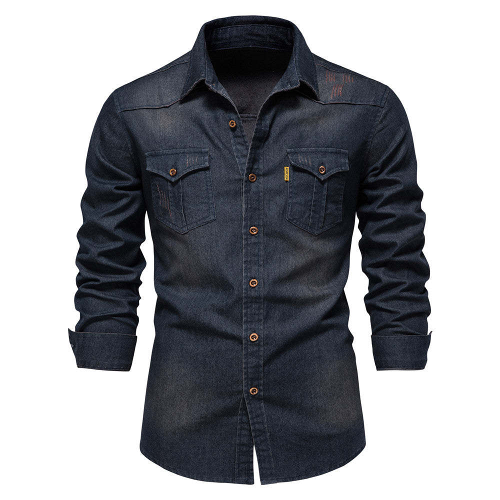 Stretch Denim Shirt