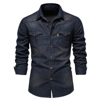 Stretch Denim Shirt