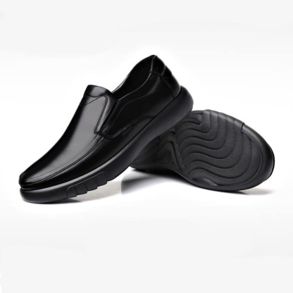 Chic Black Orthopedic Shoes for Men