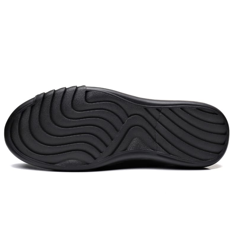 Chic Black Orthopedic Shoes for Men