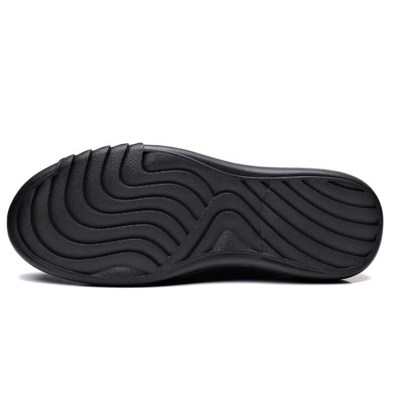 Chic Black Orthopedic Shoes for Men