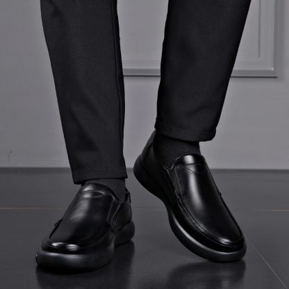 Chic Black Orthopedic Shoes for Men