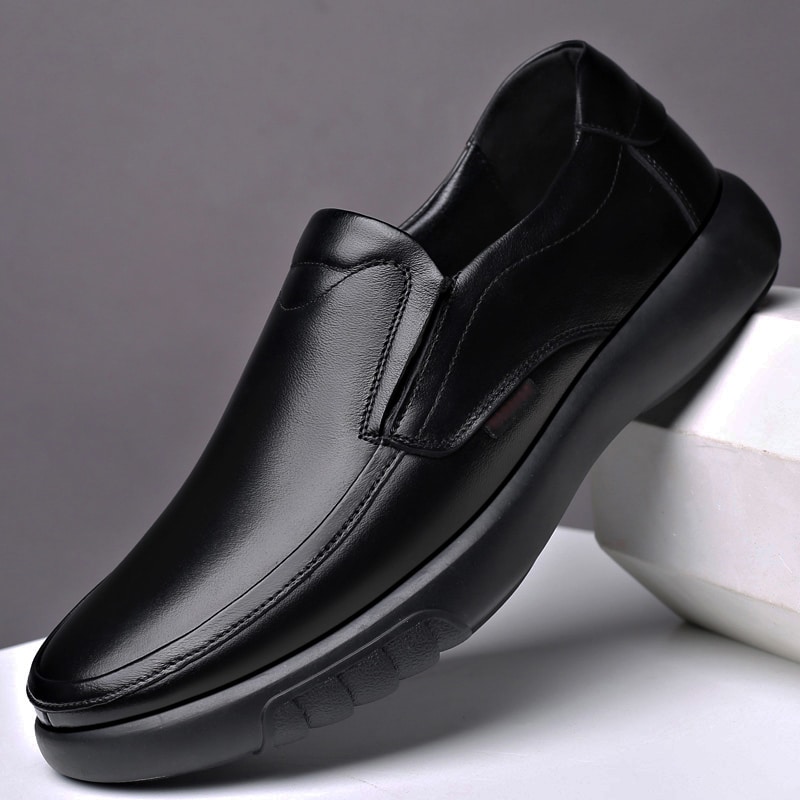 Chic Black Orthopedic Shoes for Men
