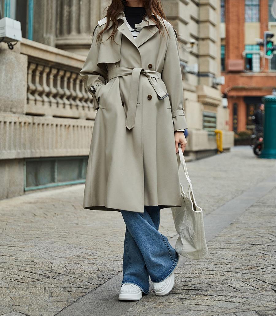 Classic Belted Trench Coat