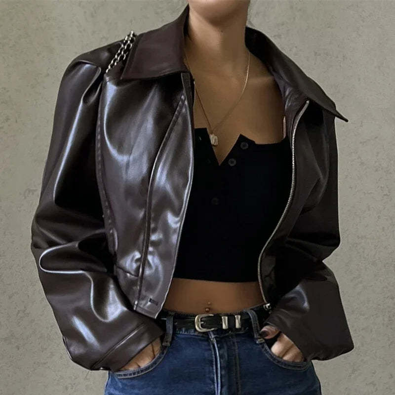 Vegan Leather Jacket