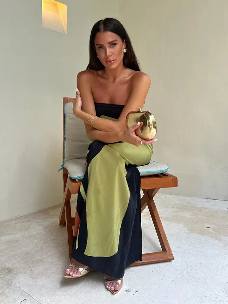 Strapless Boho Dress