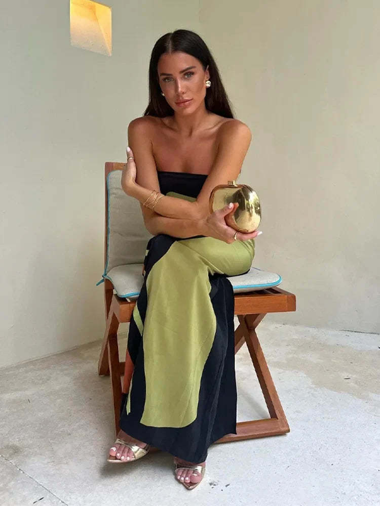 Strapless Boho Dress