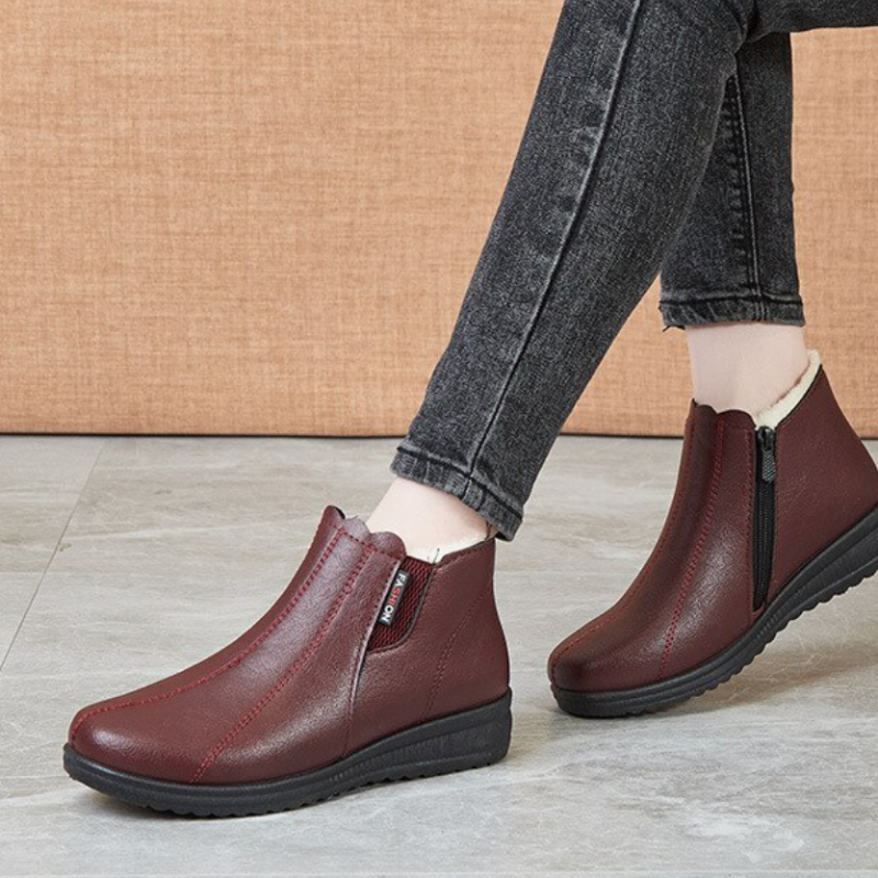 Orthopedic Women Ankle Boots Arch Support Waterproof Warm AntiSlip